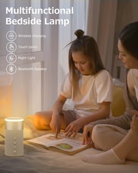 COLSUR Bluetooth hangszóró vezeték nélküli töltővel és éjszakai fénnyel 2 az 1-ben 7