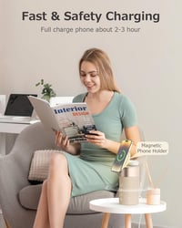 COLSUR Bluetooth hangszóró vezeték nélküli töltővel és éjszakai fénnyel 2 az 1-ben 2