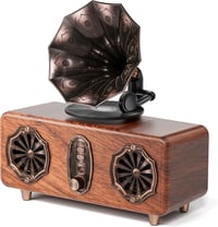 COLSUR Retro Bluetooth Rádió FM TF Card USB AUX 10W Hordozható Vezeték Nélküli 1