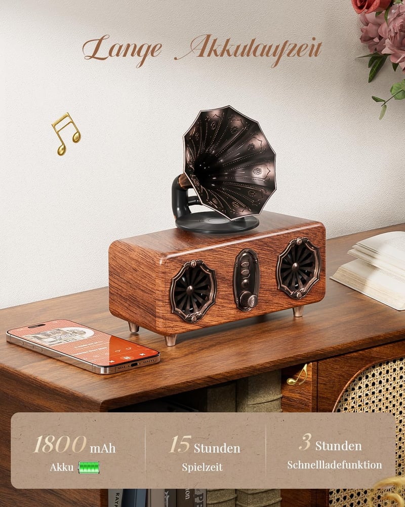 COLSUR Retro Bluetooth Rádió FM TF Card USB AUX 10W Hordozható Vezeték Nélküli
