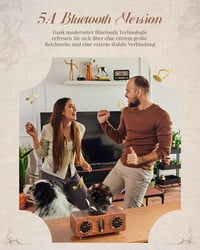 COLSUR Retro Bluetooth Rádió FM TF Card USB AUX 10W Hordozható Vezeték Nélküli 5