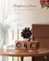 COLSUR Retro Bluetooth Rádió FM TF Card USB AUX 10W Hordozható Vezeték Nélküli 4