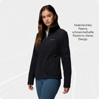 Jachetă fleece cu fermoar integral Columbia Fast Trek II pentru femei – Negru, mărimea S (EU) 4