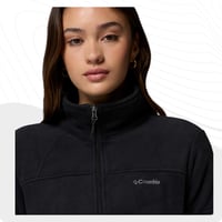 Jachetă fleece cu fermoar integral Columbia Fast Trek II pentru femei – Negru, mărimea S (EU) 3