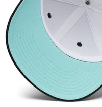 Șapcă de baseball unisex Columbia PFG Fish Flag Mesh Snap Back - negru/alb, snapback reglabil 6