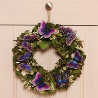com-four Set de 12 fluturi decorativi cu clips - Fluturi artificiali colorați pentru aranjamente de masă - Decorațiune de toamnă cu clemă - 8 cm 3