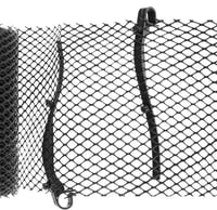com-four 16 méter Csatornavédő Szett 20 Klippel, Levélvédelem Ereszcsatornához - Set of 4 - roll 16 m / 20 clips 4
