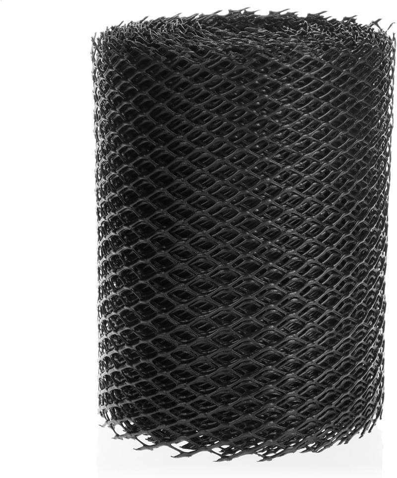 com-four 16 méter Csatornavédő Szett 20 Klippel, Levélvédelem Ereszcsatornához - Set of 4 - roll 16 m / 20 clips