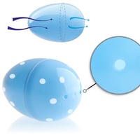 com-four 24 ouă de Paște reîncărcabile, ouă colorate din plastic pentru umplut cu surprize, accesoriu decorativ 7