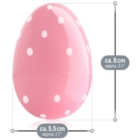 com-four 24 ouă de Paște reîncărcabile, ouă colorate din plastic pentru umplut cu surprize, accesoriu decorativ 6