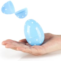 com-four 24 ouă de Paște reîncărcabile, ouă colorate din plastic pentru umplut cu surprize, accesoriu decorativ 5