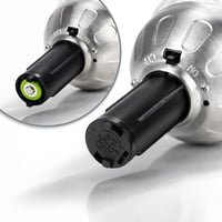 com-four 3x LED solárna záhradná lampa s praskaným sklom – solárne guľové dekoračné osvetlenie do záhrady na vonkajšie použitie – dekoratívne solárne záhradné svietidlo 6