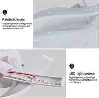Comely 22W LED fali lámpa modern akril design nappali hálószoba előszoba lépcsőhöz 5