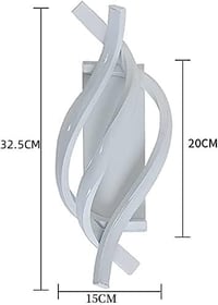 Comely 22W LED fali lámpa modern akril design nappali hálószoba előszoba lépcsőhöz 4