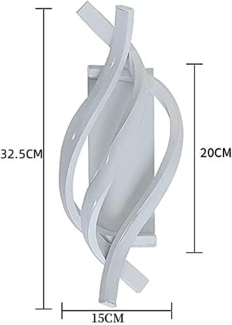 Comely 22W LED fali lámpa modern akril design nappali hálószoba előszoba lépcsőhöz