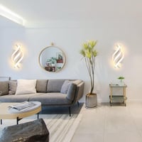 Comely 22W LED fali lámpa modern akril design nappali hálószoba előszoba lépcsőhöz 9