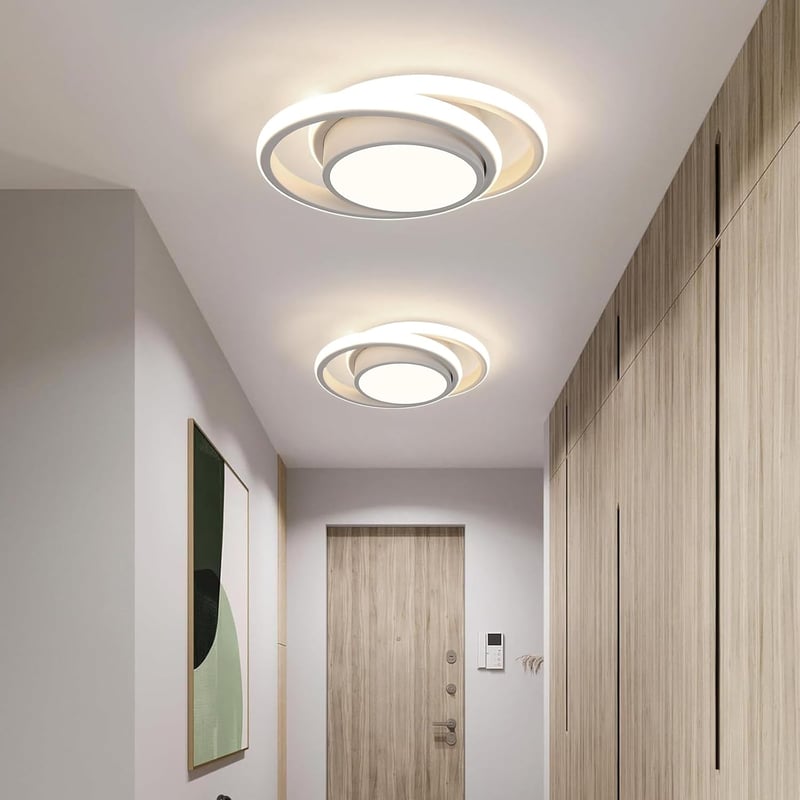 Comely Kerek LED Mennyezeti Lámpa 32W - 2350lm, 4500K Természetes Fehér Fény, 28cm Átmérő, Energiatakarékos, Fürdőszobába, Konyhába, Hálószo