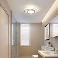 Comely Kerek LED Mennyezeti Lámpa 32W - 2350lm, 4500K Természetes Fehér Fény, 28cm Átmérő, Energiatakarékos, Fürdőszobába, Konyhába, Hálószo 6