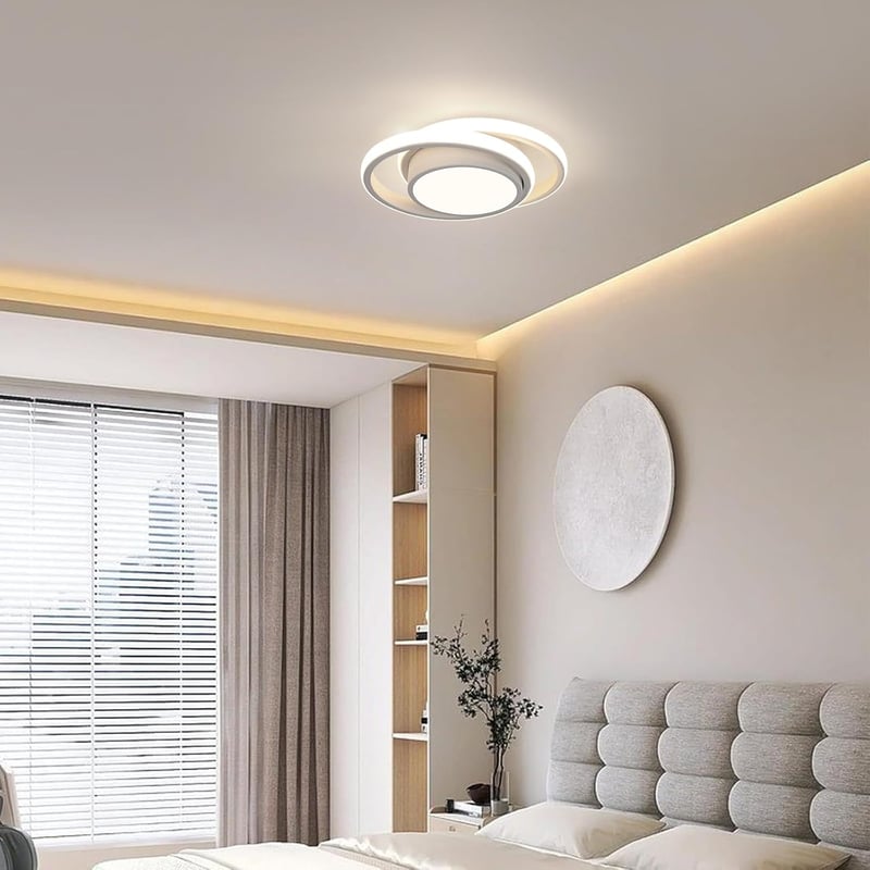 Comely Kerek LED Mennyezeti Lámpa 32W - 2350lm, 4500K Természetes Fehér Fény, 28cm Átmérő, Energiatakarékos, Fürdőszobába, Konyhába, Hálószo