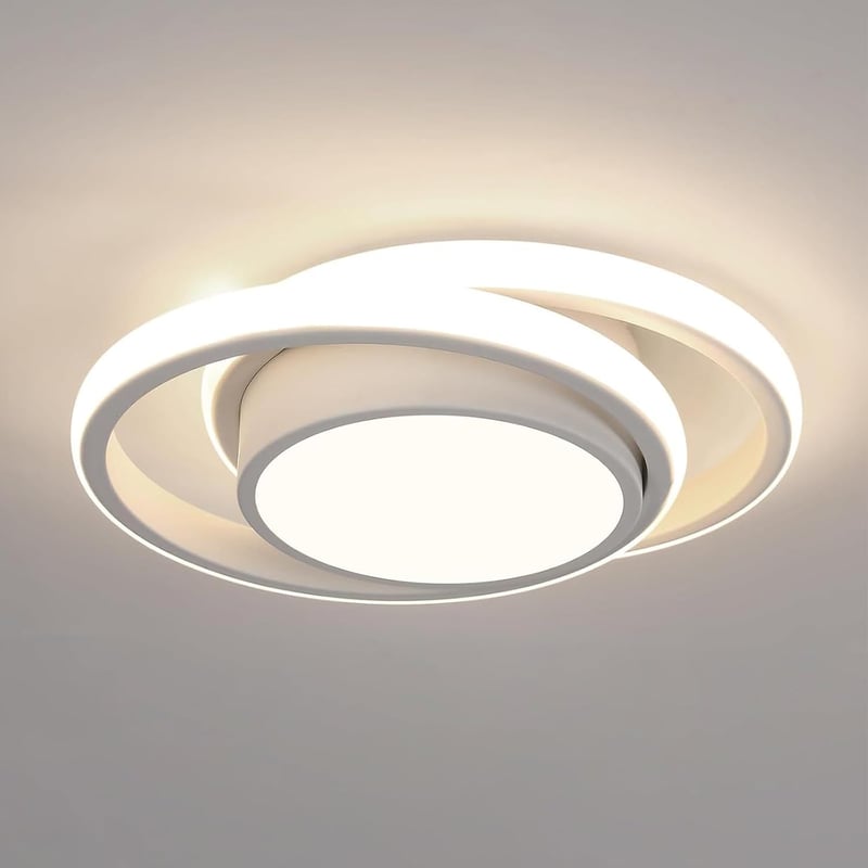 Comely Kerek LED Mennyezeti Lámpa 32W - 2350lm, 4500K Természetes Fehér Fény, 28cm Átmérő, Energiatakarékos, Fürdőszobába, Konyhába, Hálószo