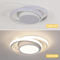 Comely Kerek LED Mennyezeti Lámpa 32W - 2350lm, 4500K Természetes Fehér Fény, 28cm Átmérő, Energiatakarékos, Fürdőszobába, Konyhába, Hálószo 5