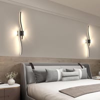 Comely LED fali lámpa 27W 3000 lm, modern fel-le világítás, fekete, 4500K 3