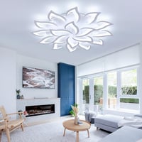 Comely LED mennyezeti lámpa 120W dimmelhető távirányítóval 110cm fehér 6