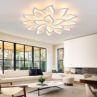 Comely LED mennyezeti lámpa 120W dimmelhető távirányítóval 110cm fehér 8