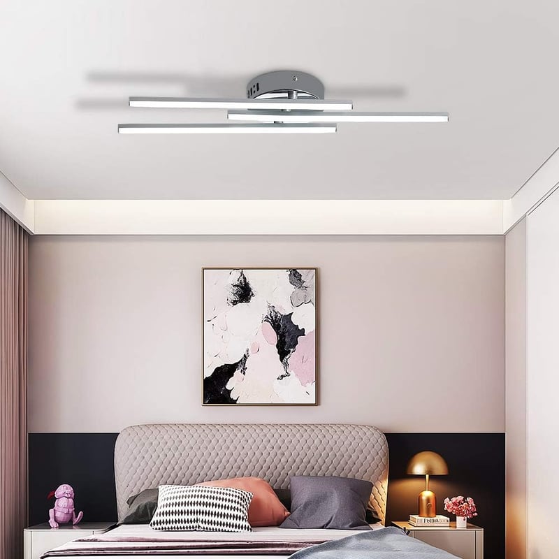 Comely LED mennyezeti lámpa 18W, 6500K hideg fehér, modern design nappalihoz hálóhoz