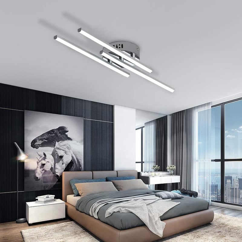 Comely LED mennyezeti lámpa 18W, 6500K hideg fehér, modern design nappalihoz hálóhoz