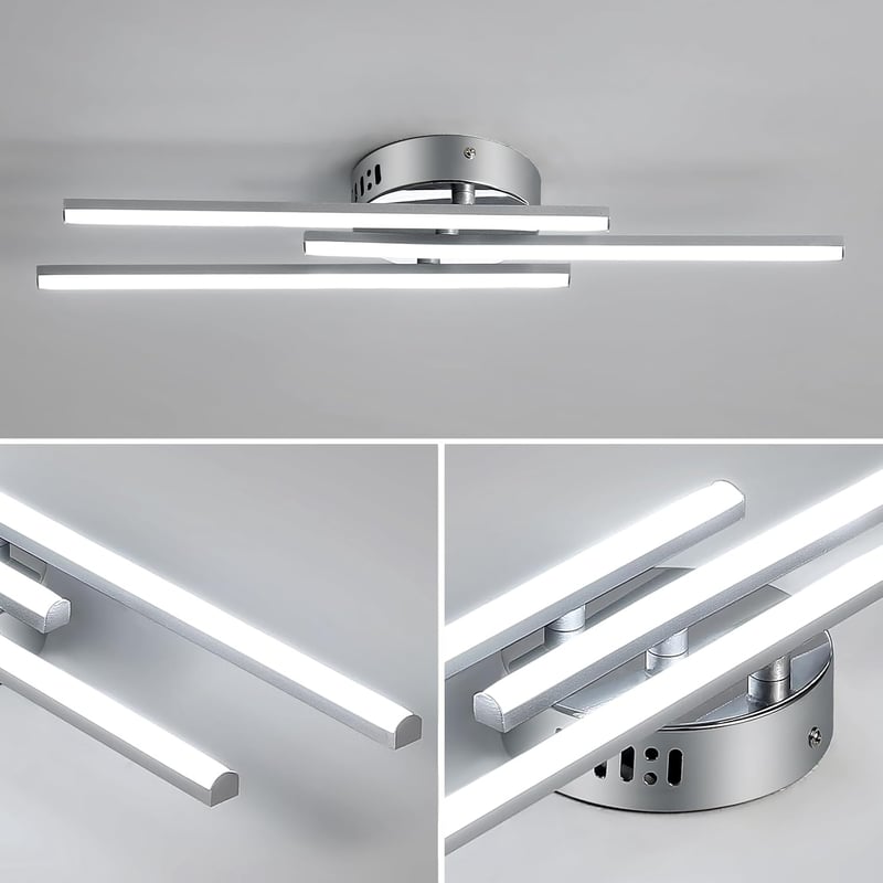 Comely LED mennyezeti lámpa 18W, 6500K hideg fehér, modern design nappalihoz hálóhoz