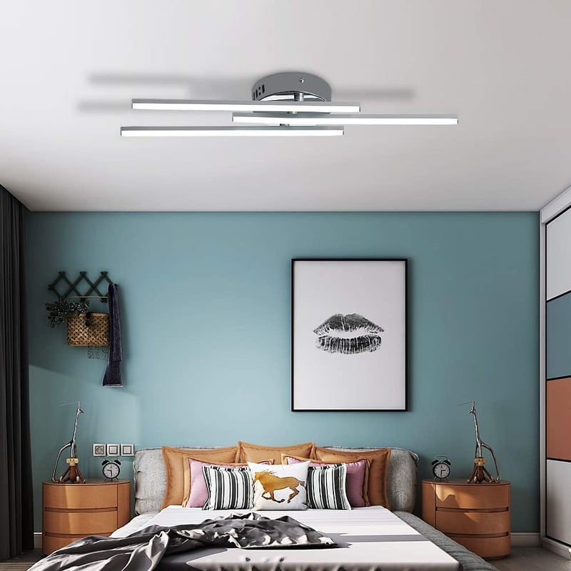 Comely LED mennyezeti lámpa 18W, 6500K hideg fehér, modern design nappalihoz hálóhoz