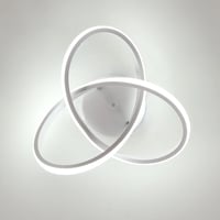 LED stropné svietidlo Comely 30W 3375lm, moderné hliníkové osvetlenie do obývačky, spálne, na chodbu, do kuchyne a na balkón, studené biele svetlo 6500K 6