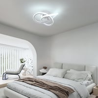 LED stropné svietidlo Comely 30W 3375lm, moderné hliníkové osvetlenie do obývačky, spálne, na chodbu, do kuchyne a na balkón, studené biele svetlo 6500K 2