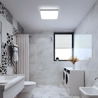 Comely LED Mennyezeti Lámpa 36W Négyzet Alakú Fehér Konyhai Szobai Garázs Világítás 7