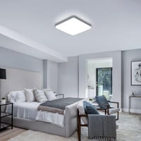Comely LED Mennyezeti Lámpa 36W Négyzet Alakú Fehér Konyhai Szobai Garázs Világítás 9