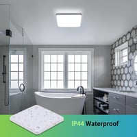Comely LED Mennyezeti Lámpa 36W Négyzet Alakú Fehér Konyhai Szobai Garázs Világítás 5