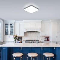 Comely LED Mennyezeti Lámpa 36W Négyzet Alakú Fehér Konyhai Szobai Garázs Világítás 8