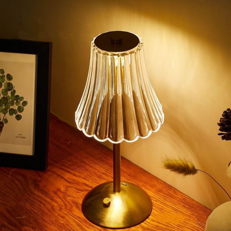Comely Wireless LED Asztali Lámpa Érintésvezérléssel, Dimmezhető, Újratölthető