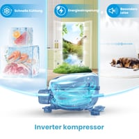 Frigider Comfee 80 litri cu congelator, clasă energetică D, 39 dB, negru 5