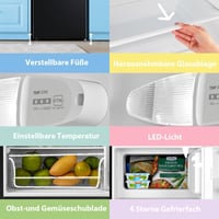 Frigider Comfee 80 litri cu congelator, clasă energetică D, 39 dB, negru 8