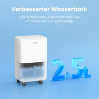 Dezumidificator Comfee CDDOE-10DEN7-QA3(EU) 10 litri/zi, pentru încăperi de 40 m³, dezghețare automată, blocare pentru copii, reducere a zgomotului, agent frigorific R290 7