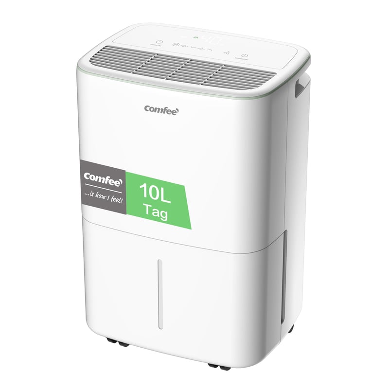 Dezumidificator Comfee CDDOE-10DEN7-QA3(EU) 10 litri/zi, pentru încăperi de 40 m³, dezghețare automată, blocare pentru copii, reducere a zgomotului, agent frigorific R290