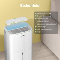 Dezumidificator Comfee CDDOE-10DEN7-QA3(EU) 10 litri/zi, pentru încăperi de 40 m³, dezghețare automată, blocare pentru copii, reducere a zgomotului, agent frigorific R290 4