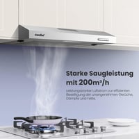 Comfee CHU 3.6F17BS 60 cm beépíthető páraelszívó rozsdamentes acél szűrővel 3