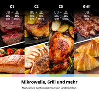 Cuptor cu microunde Comfee CMO-MG202NC(BK) cu grill, 20 litri, microunde 700 W, grill 1000 W, 5 niveluri de putere, temporizator 1-35 minute, compact, negru 5