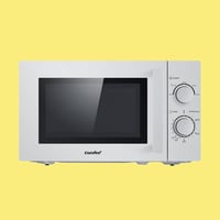 Comfee CMSN 20 si mikrohullámú sütő 20L 700W ezüst színben, egykamrás, 5 teljesítményszint, belső világítás, gyors kiolvasztás, 360 fokos fo 6