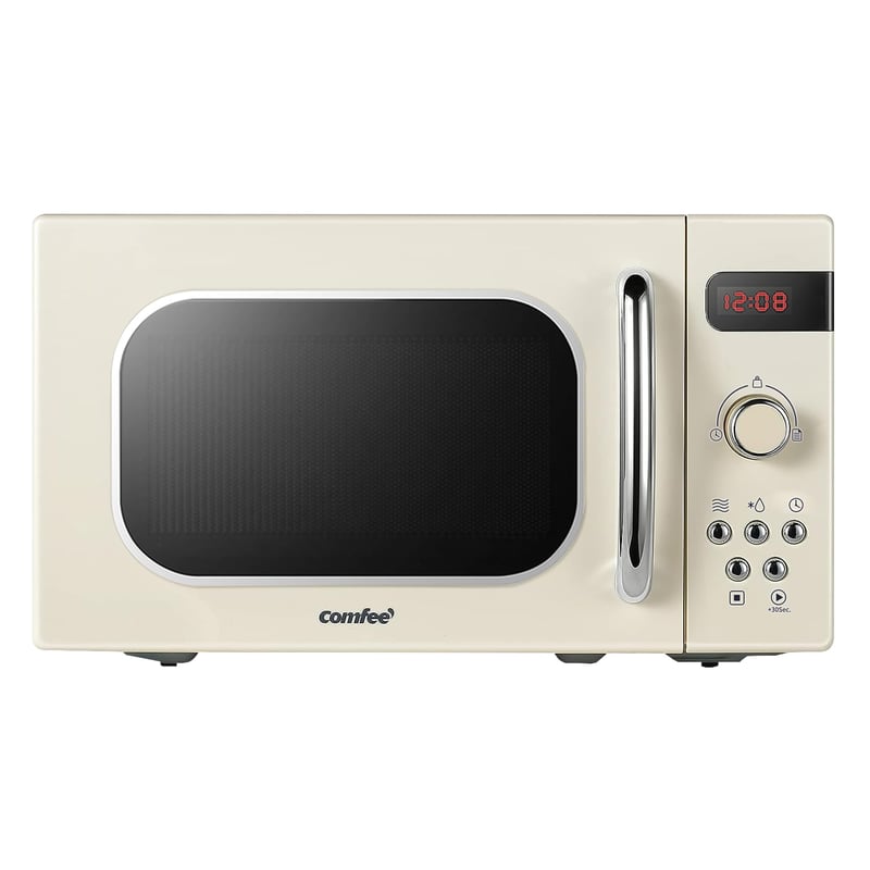 Cuptor cu microunde retro Comfee CMSRO 20 CR, 20 L, 800 W - crem caisă