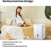COMFEE Easy Dry 16L/nap Párátlanító, 4 Üzemmód, 3L Víztartály, Ruhaszárító Funkció, 44m² Területre, Automata Kikapcsolás, Mosható Szűrő 5