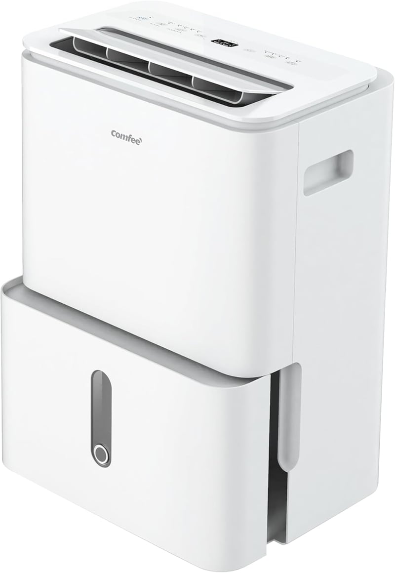 COMFEE Easy Dry 16L/nap Párátlanító, 4 Üzemmód, 3L Víztartály, Ruhaszárító Funkció, 44m² Területre, Automata Kikapcsolás, Mosható Szűrő